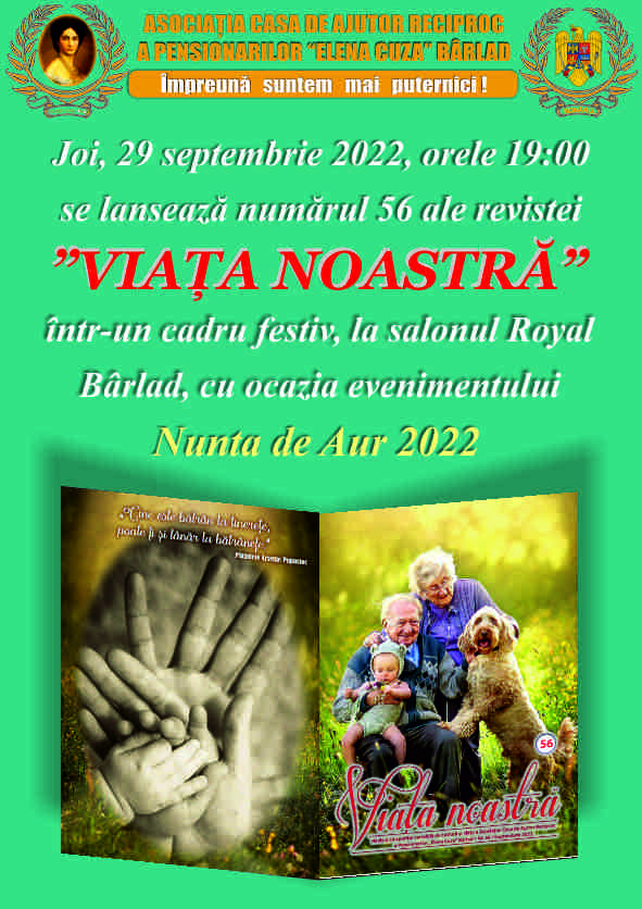 Lansarea nr. 56 al revistei Viața Noastră